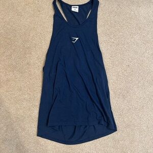 Gymshark Blue Sleeveless Tank Top